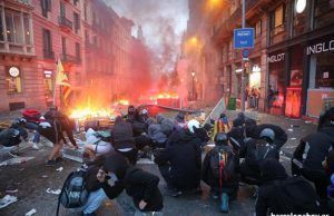 Acampada CDR de Barcelona: «Tenemos que evitar que la gente vuelva a la normalidad, y hacer que las cosas cambien para bien o para mal» Independentistas catalanes en Barcelona Hoy.