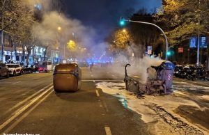 Más de 100 heridos en disturbios provocados por Tsunami Democràtic en los exteriores del Camp Nou Heridos en disturbios provocados por Tsunami Democràtic. Barcelona Hoy.