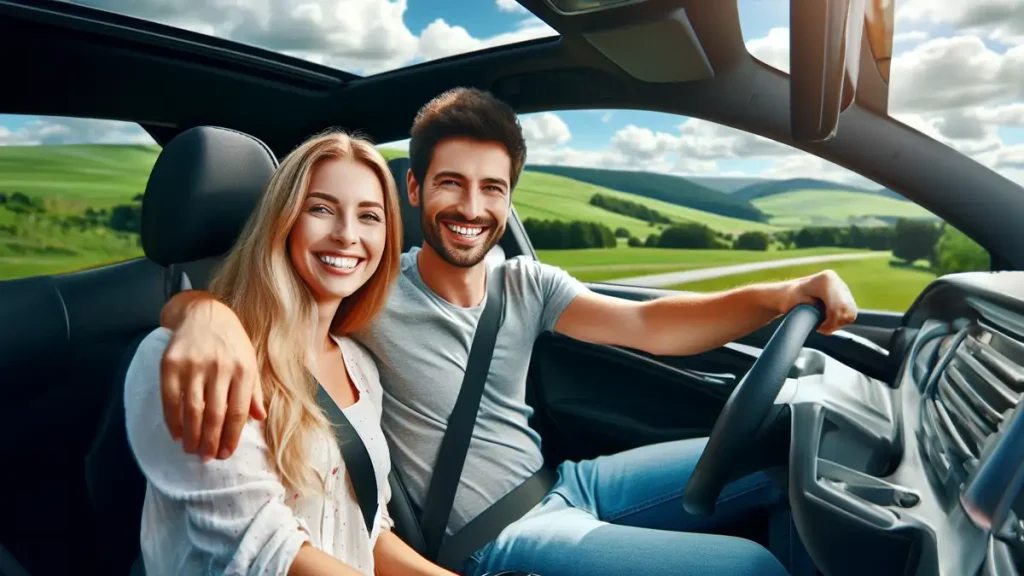 Pareja de enamorados en 2024