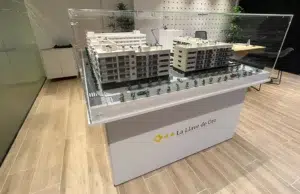 Promociones de obra nueva en Barcelona y alrededores Maqueta de una promoción de obra nueva en Montcada i Reixac