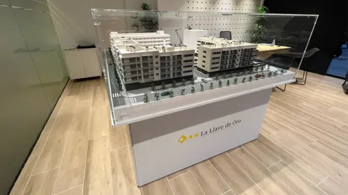 promociones de obra nueva en Barcelona Maqueta de una promoción de obra nueva en Montcada i Reixac