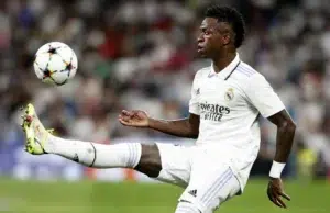El uso de los FC Coins en los juegos de fútbol Vinicius Junior, el mejor jugador de la liga de fútbol en España