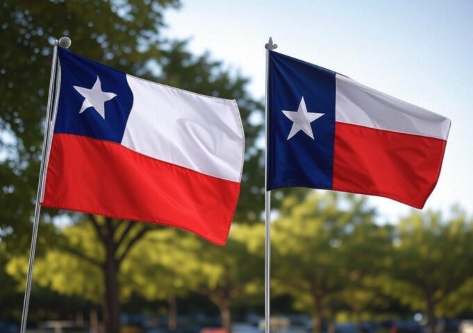 ¿Por qué se parecen las banderas de Chile y Texas? ¿Por qué se parecen las banderas de Chile y Texas?