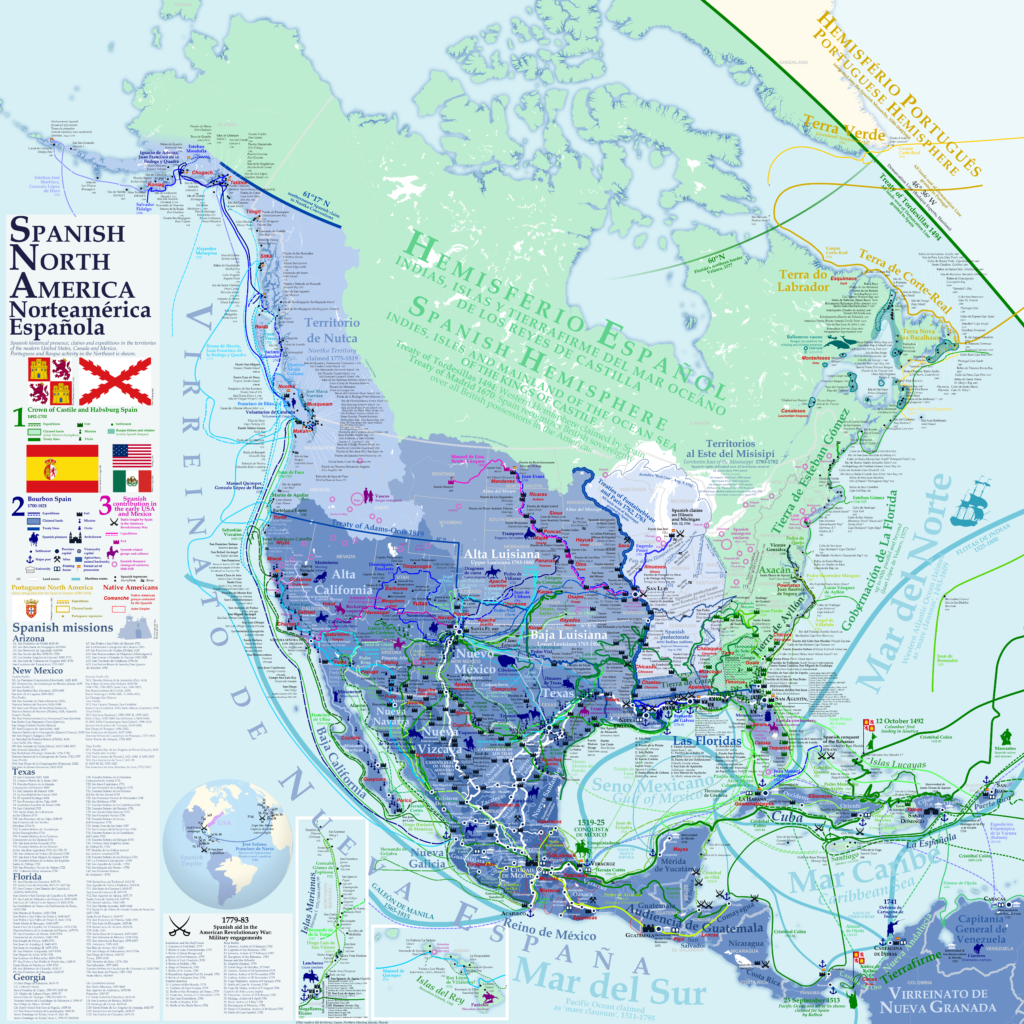 Territorios españoles en Estados Unidos