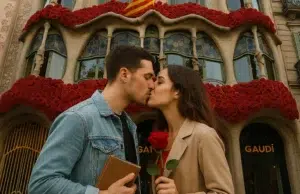 La Rosa de Sant Jordi regresa a la fachada de la Casa Batllò La Rosa de Sant Jordi regresa a la fachada de la Casa Batllò