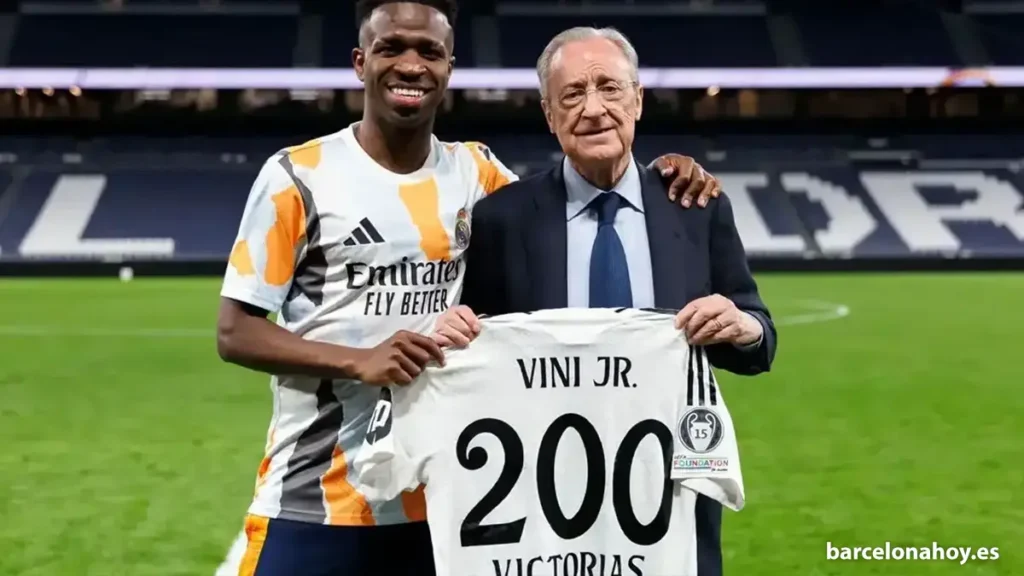 Vinícius y Florentino Pérez