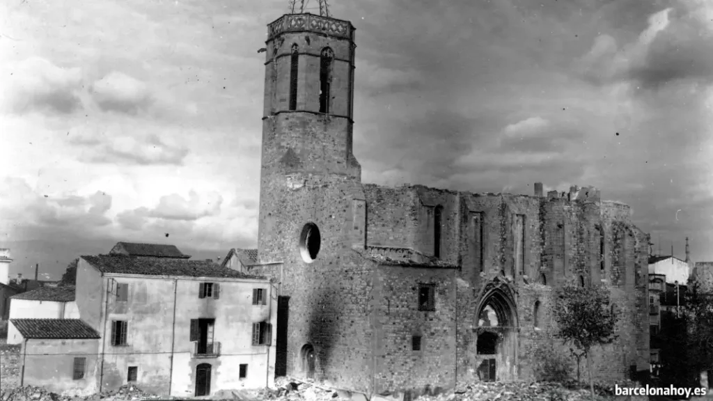 Iglesia de San Esteban de Granollers en 1936