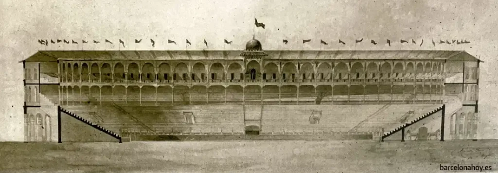 Alzado de la plaza de toros