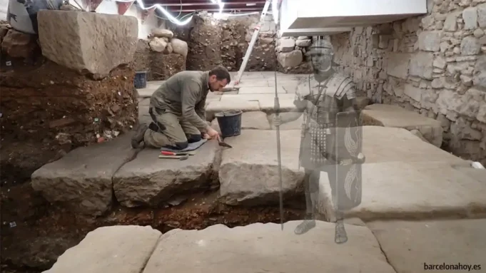 casco-antiguo-barcelona-romana Foro romano en el casco antiguo de Barcelona