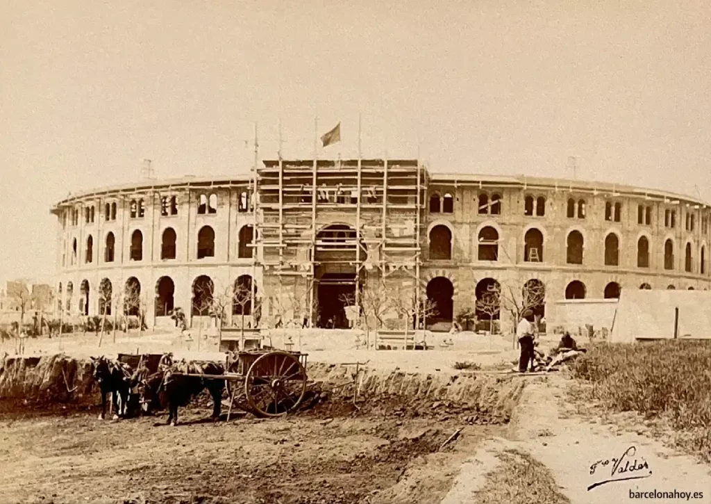 Fachada de Las Arenas de Barcelona
