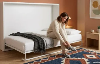 Camas abatibles de matrimonio: la solución que gana protagonismo en Barcelona ante la falta de espacio Cama abatible