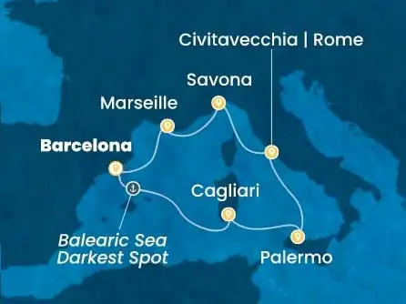Crucero por el Mediterráneo