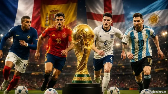 ganador del Mundial de Fútbol de 2026 Semifinalistas del Mundial de Fútbol de 2026