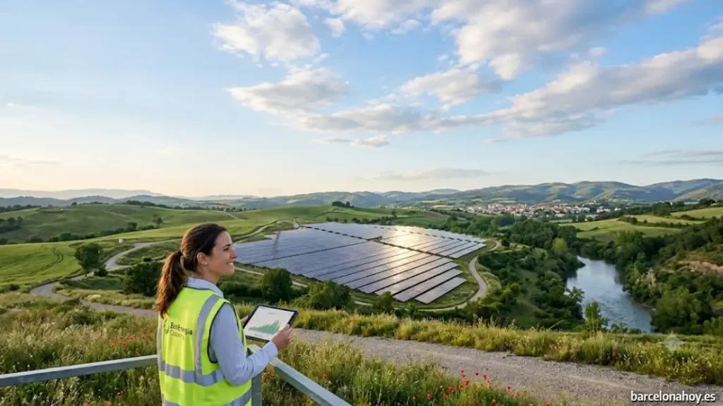 Placas solares en Cataluña